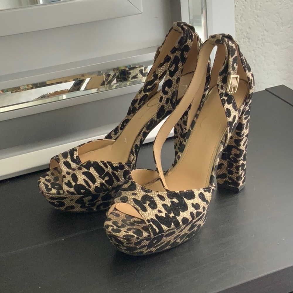 Jessica Simpson Cheetah Pumps
